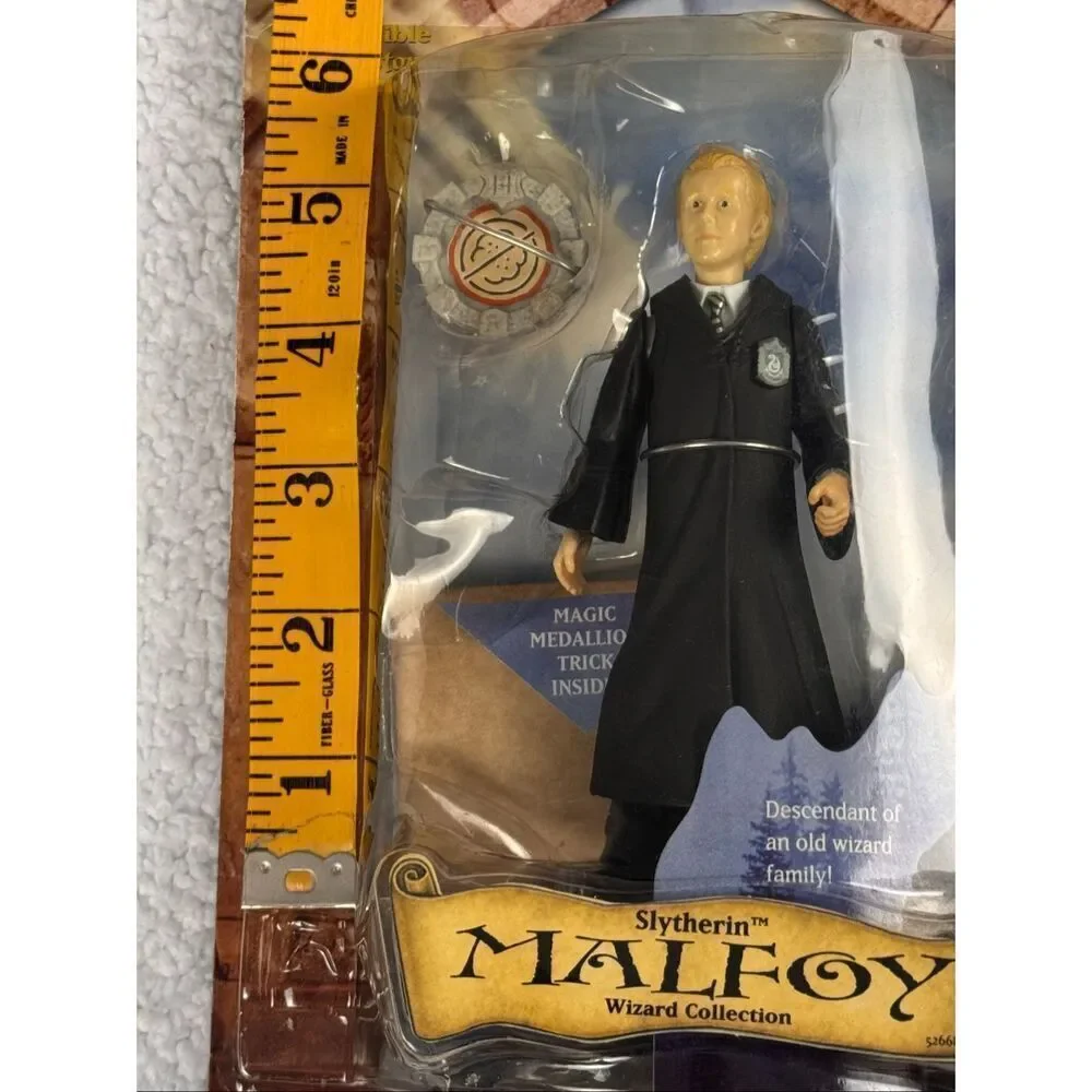 Harry Potter & The Sorcerer's Stone Draco Malfoy Slytherin Figure/NIB 2001
